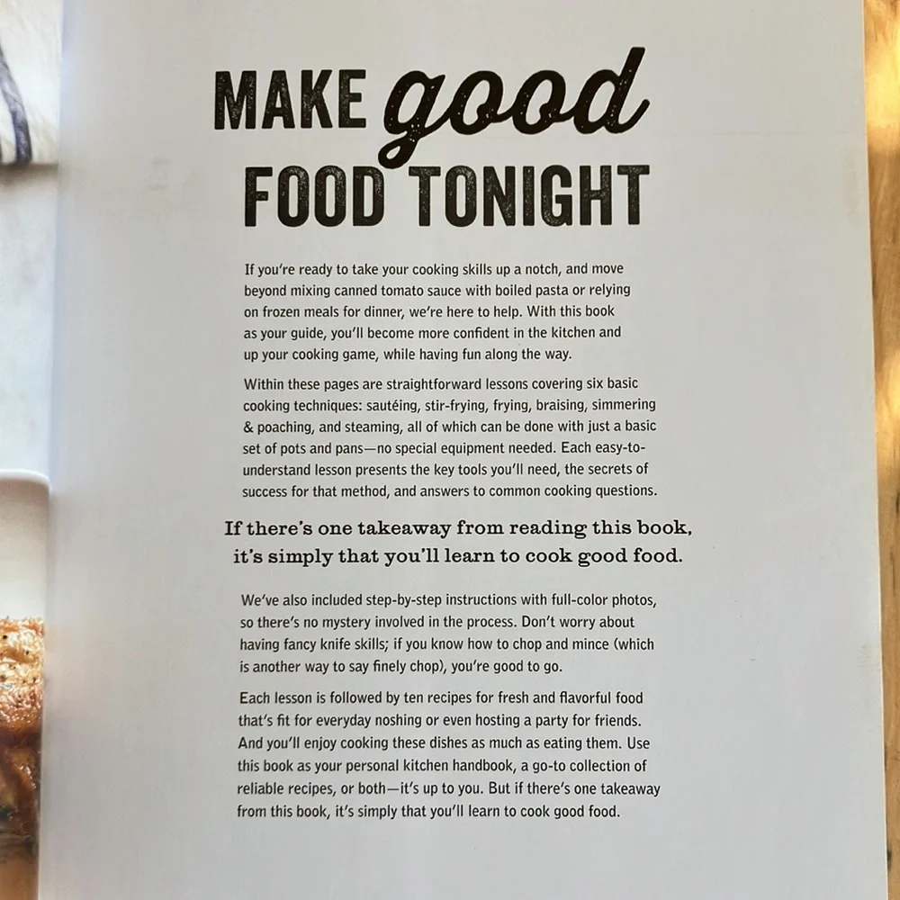 2/$30 Williams Sonoma Cook Good Food Simple Tech. & Foolproof Recipes Cookbook
